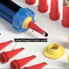 22 Pieces Caulking Nozzle Tool Kit, Universal Integrated Rubber Stainless