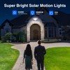 Outdoor Solar Lights for Outside, 324 LED 3000LM Motion Sensor