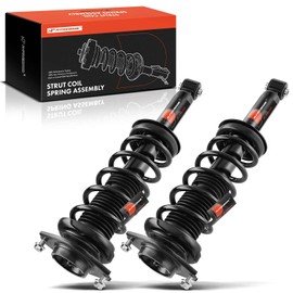 A-Premium Rear Pair (2) Complete Strut & Coil Spring Assembly Compatible with Subaru XV Crosstrek 2013-2015, Crosstrek 2016-2017, Driver and Passenger Side