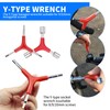 CVASNF 9 Piece Bicycle Spoke Wrench, Size 10-15 Universal Spoke