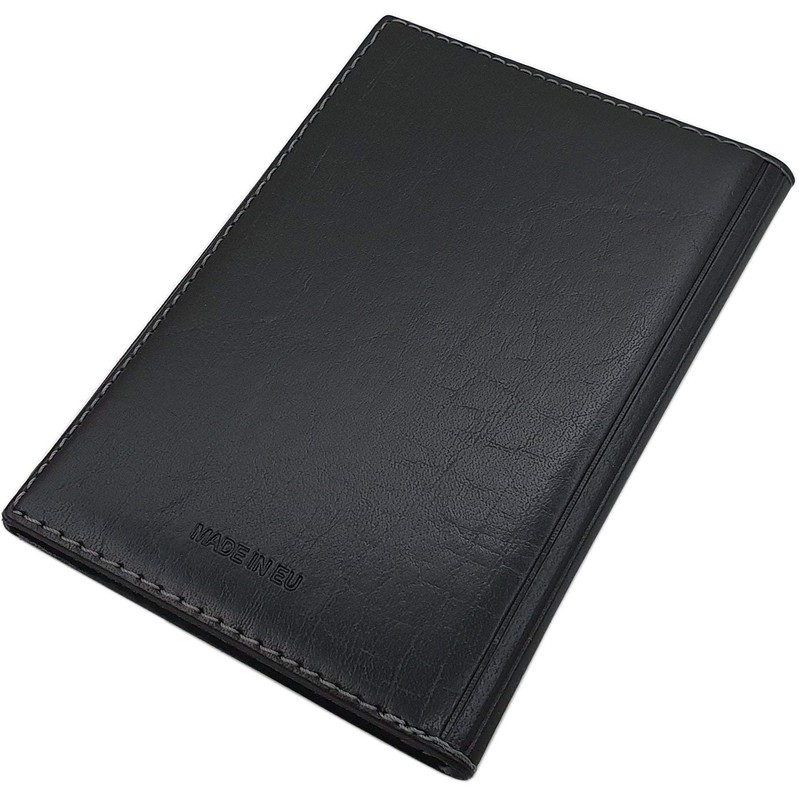 myledershop Large Elegant ID Folder 18 Compartments MJ-Design-Germany Made in
