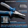 SPEEDWOX 8" Special Lock Ring Pliers - Straight Jaw &