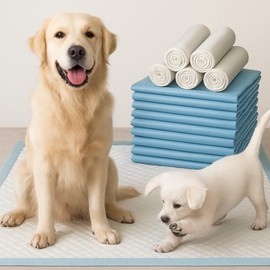 Dog Pee Pads 28X34 – 50 Count Super Absorbent Puppy Pads for Training & Incontinence – Leak-Proof Disposable Wee Wee Pads for Dogs, Cats, Chux Pet Pads for Home & Travel