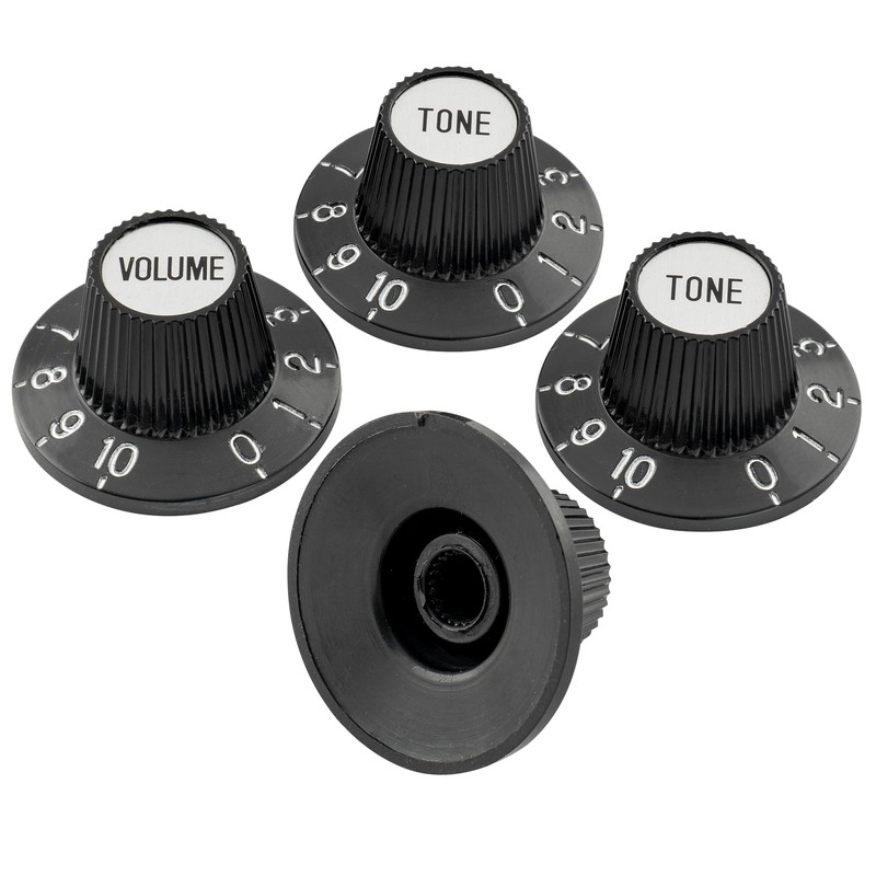 Musiclily Pro Fine 24 Splines Witch Hat Knobs Top Hat
