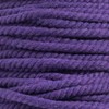 Super Soft 3 Strand Twisted Cotton Rope (Purple, 1/4 Inch