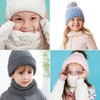 HiFEN® Kids Insulated Fur Lined Layered Hats and Neck Warmer