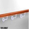 TERF® Set of 4 Heavy Duty White Stair Handrail Brackets