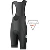 CEROTIPOLAR Cycling Shorts Men Long Padding Cycling Bib Shorts UPF50+,
