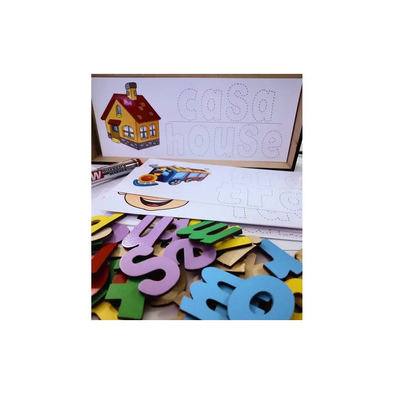 Juego Didacticos De Palabras Montessori Juego De Ortografía