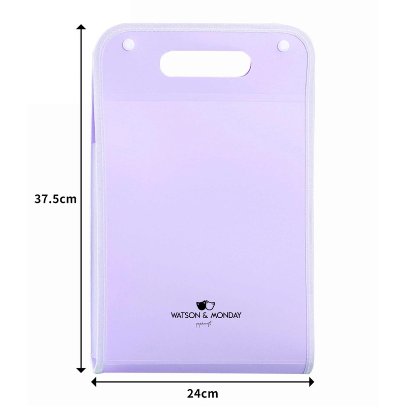 W&M A4 Accordion File Folder, File with 13 Pockets and