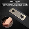 Bus Bars Connector Red Copper Nickel Plate Pitch Row 50mm