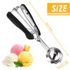 Lnjya Ice Cream Scoop Stainless Steel 5 cm, Ice Cream