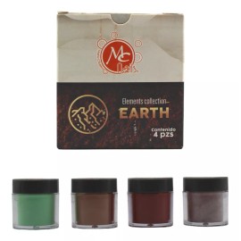 Mc Nails Colección Elements Polvos Acrílicos Uñas A Elegir Mc Nails Color Earth