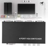 PUSOKEI 4 Port VGA Switcher, Drive 4 Port VGA Switcher