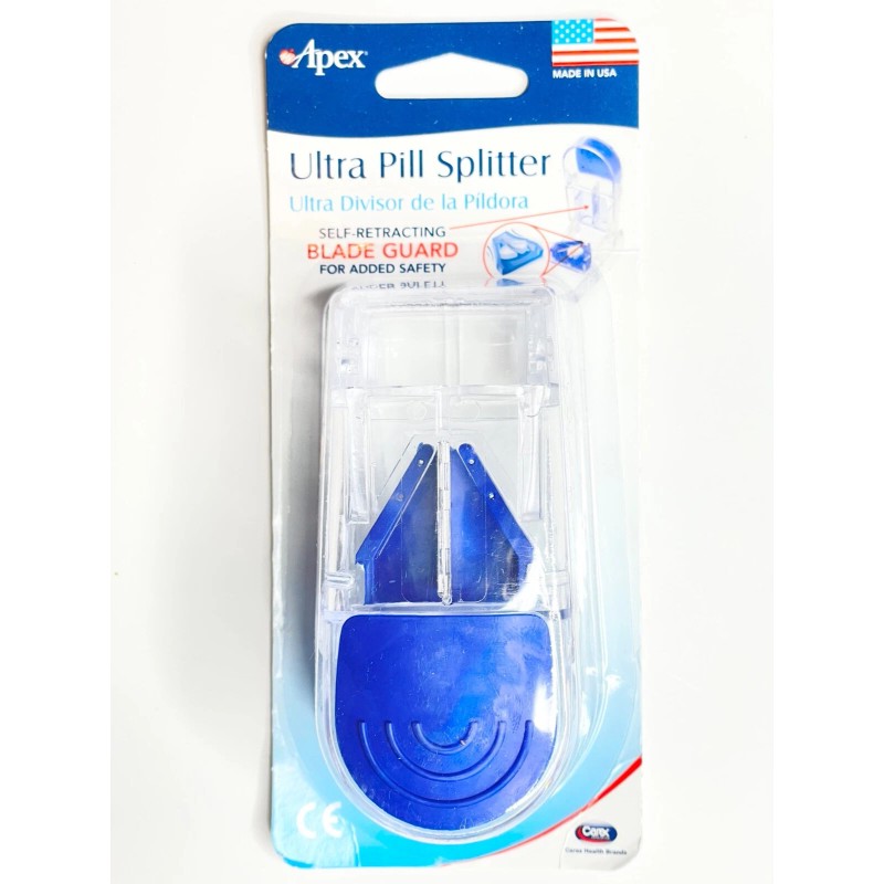 APEX ULTRA PROFESSIONAL PILL SLITTER CUTTER SELF RETRACTING BLADE