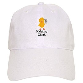 CafePress Mahjong Chick Cap Unique Adjustable Baseball Hat