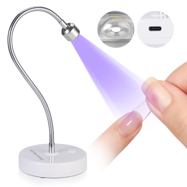 SAVILAND SAVILAND Gooseneck U V Lamp for Gel Nails:Touch Switch