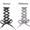 Teeoff Flat Athletic Shoelaces Reflective Shoe Laces for Sneakers (47.2",