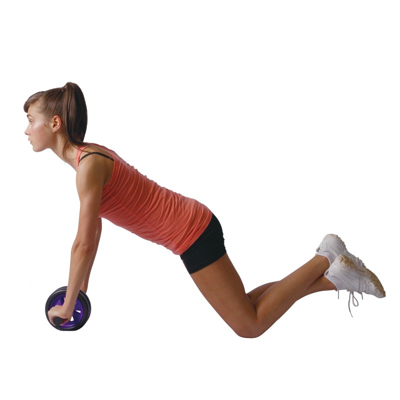 Spirit Carnegie Ab Toner Roller Bauchtrainer mit Bremse Rücken Bauchmuskulatur