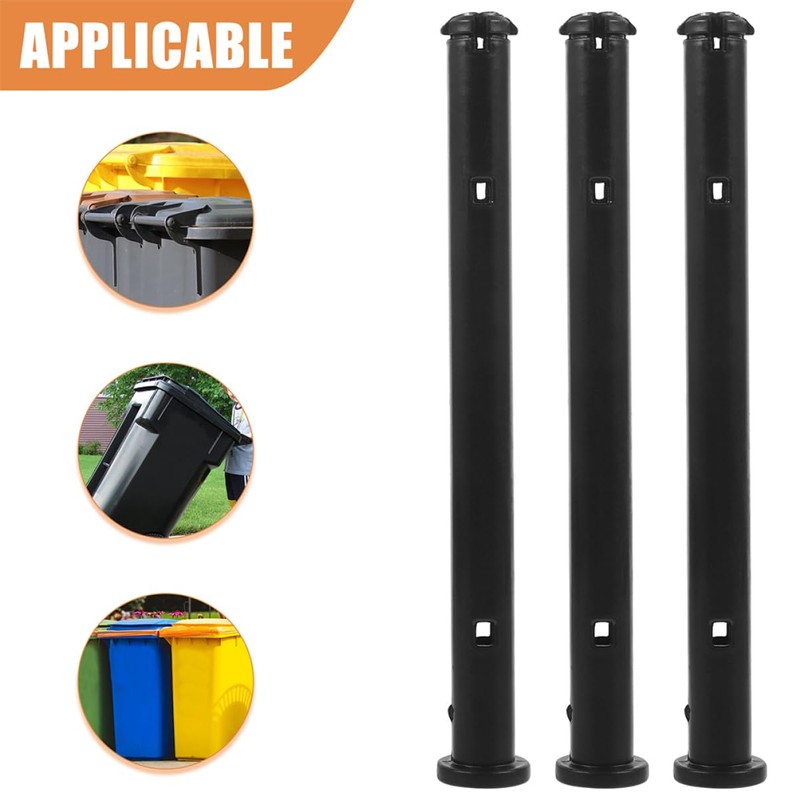 LABRIMP 6pcs Plastic Trash Bin Lid Hinge Pins Connectors for