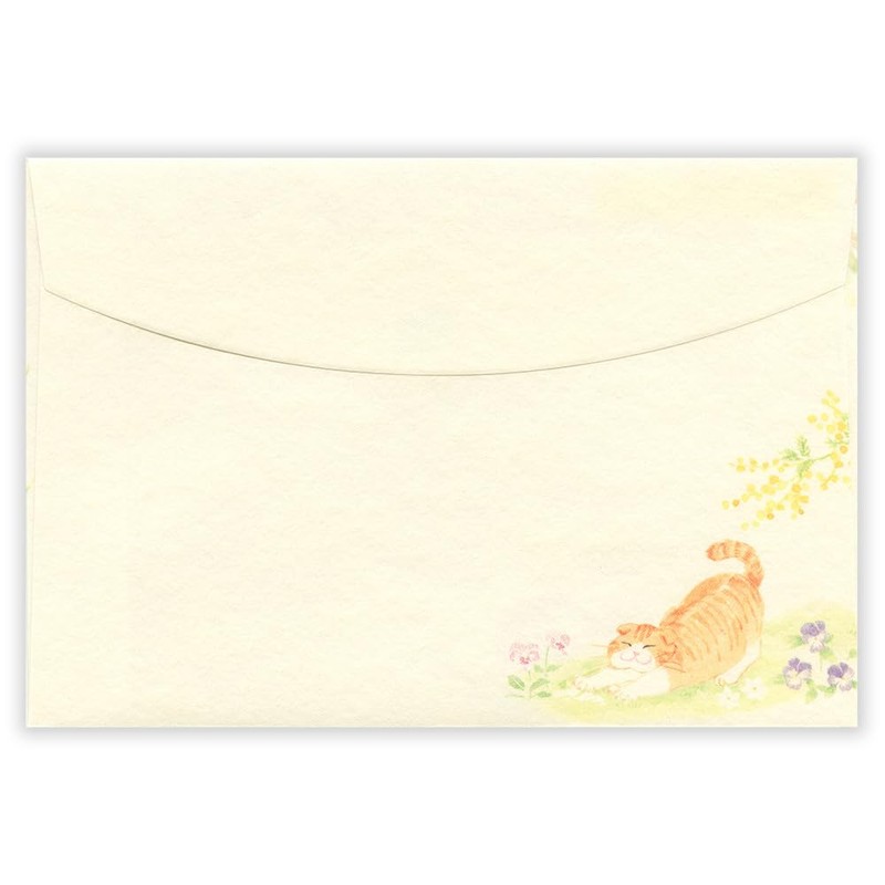 Nubby Envelopes Mimosa Scented | 2 Patterns Assorted, 4 Sheets,