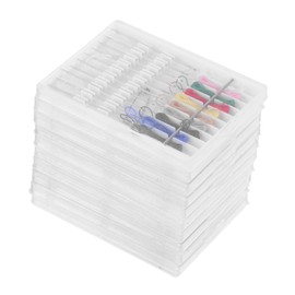 SHINEOFI 10 Boxes Mini Travel Sewing Kit Portable Sewing Tool with Needles Threads Accessories for Quick Repairs for Home Hotel and Outdoor Use