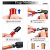 13 Pcs Swaging Tool HVAC Repairing Set with Bit Holder,
