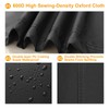 Kipiea Patio Umbrella Cover for 13'-15' Double-Sided Umbrella, Upgraded 600D