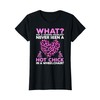 Hot Chick Wheelchair Handicap Funny Amputee Humor Women Gift T-Shirt