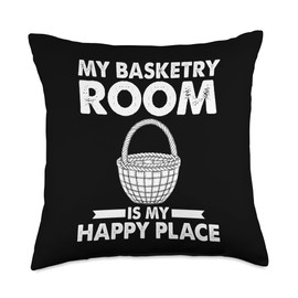 Basket Weaver Materials Supplies Gear Basket Weaving Throw Pillow