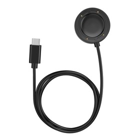 UYRUREL for SUUNTO Run Sport Watch Magnetic Type-c Charging Cable, 4 Pin Cord Charger for Smart Watch Stable and Durable Transmission，Black.