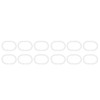Bathroom Shower Curtain with 12 Rings Waterproof Thicken Bath Curtain