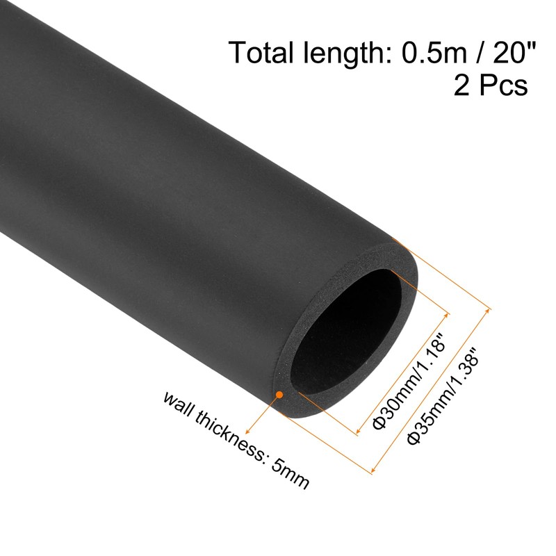 QUARKZMAN Pack of 2 Pipe Insulation Foam Pipe Insulation Pipe