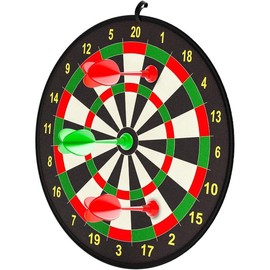 Dart Board 29" Large for Boys, 20 Velcro Sticky Balls, Indoor & Outdoor Sport Fun Party Play Game Toys, Birthday Gifts for Ages 3-12 - Color: Multicolor, Size: 29" board with 20 sticky darts
