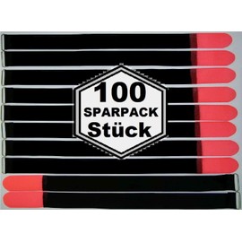 80 cm x 50 mm resealable Velcro cable ties with metal eyelet - cable Velcro tape 300 mm reusable, red