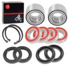 Front & Rear Wheel Bearing Seal + CIRCLIP Kit For