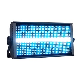 Stage Light Bar LED 200W DJ Strobe Light 768 LEDs RGBW DJ Lights with 46 Zones Chasing, Wash Lighting Uplights Sound Activated DMX 512 for Stage Lighting Bars Party Wedding Show