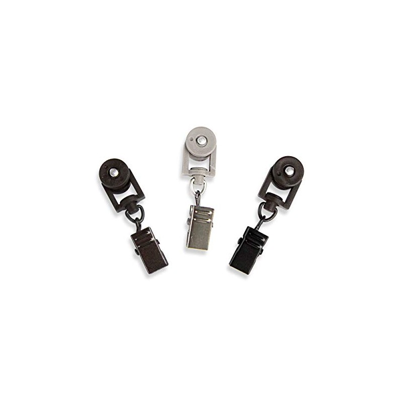 Rod Desyne 10 Sliders for CH Track Traverse Rods, Black