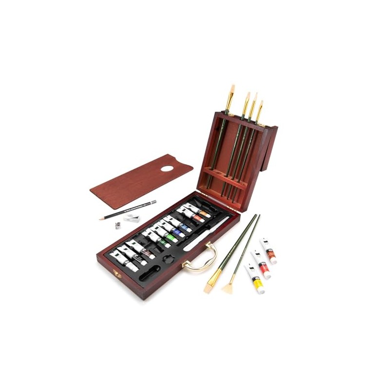 Royal Langnickel 18748 Set Est. Madera Oleo Premier (Rset-Oil2020)