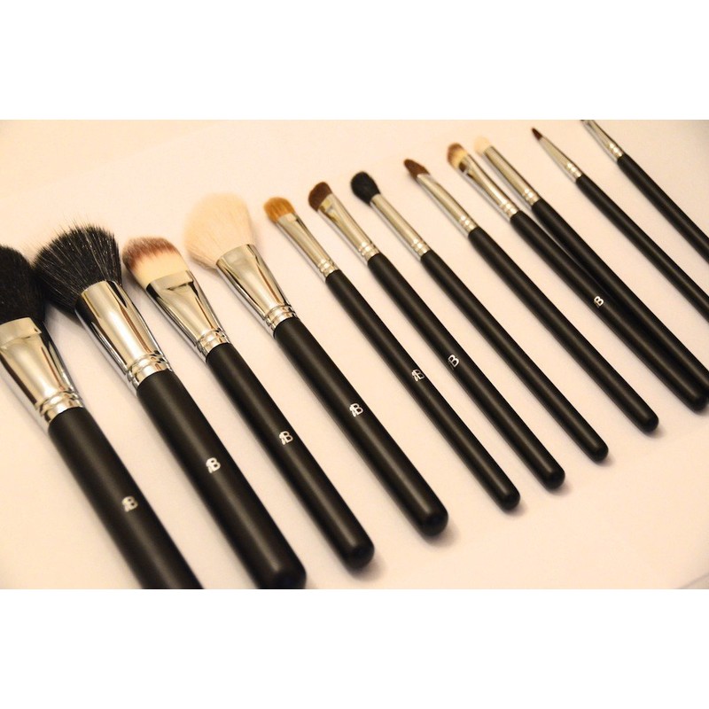 12x Goat Hair Brush lb 'Essential You Look Flawless' Luxury