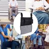 6 Pockets Wheelchair Back Storage Bag Garden Cart Mesh Cloth