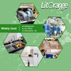 Litorange Lead-Free 1 PCS Brass Angle Stop Add-A-Tee Valve 3/8"