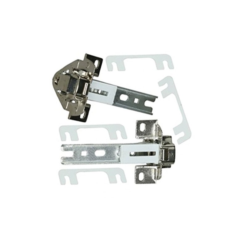 SPARES2GO Integrated Door Hinge for Bosch Fridge Freezer Hinge (Pair)