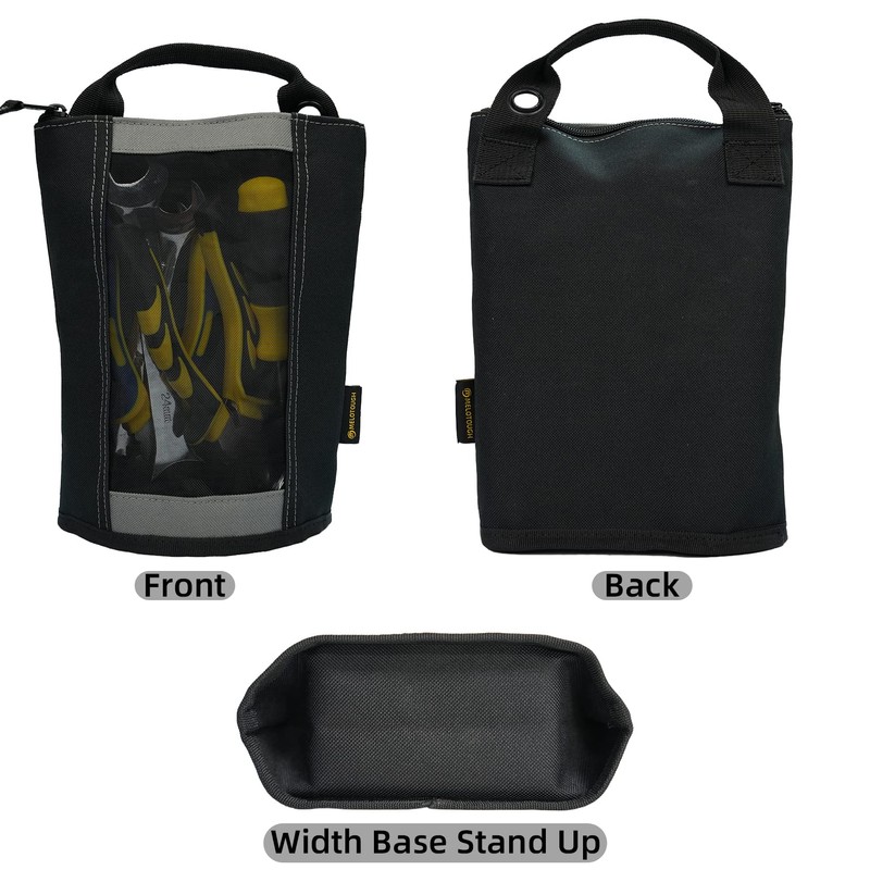 MELOTOUGH Zipper Tool Pouch Zipper Bag -Fastener Bag with Mesh