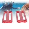 2PCS Weight Belt Keeper Aluminum Alloy 4 Hole Lightweight Dive