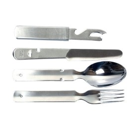 Relags German armed forces cutlery, the original, in self-service packaging, silver, one size