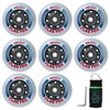 CLAS FOX Inline Skate Replacement Wheels With Wheels Bag 72mm/76mm