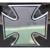 5" Iron Cross Hitch Cover Truck Trailer SUV Metal Shaft