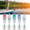 LED Underwater Fishing Lure Light Deep Drop Shape Waterproof Flashing