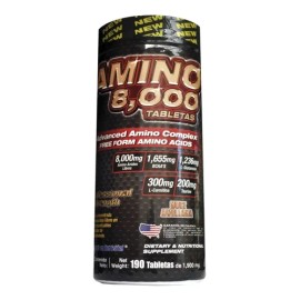 L-amino 8,000 Tabletas Masticables Aminoácidos Carnitina Gca                                                                                          